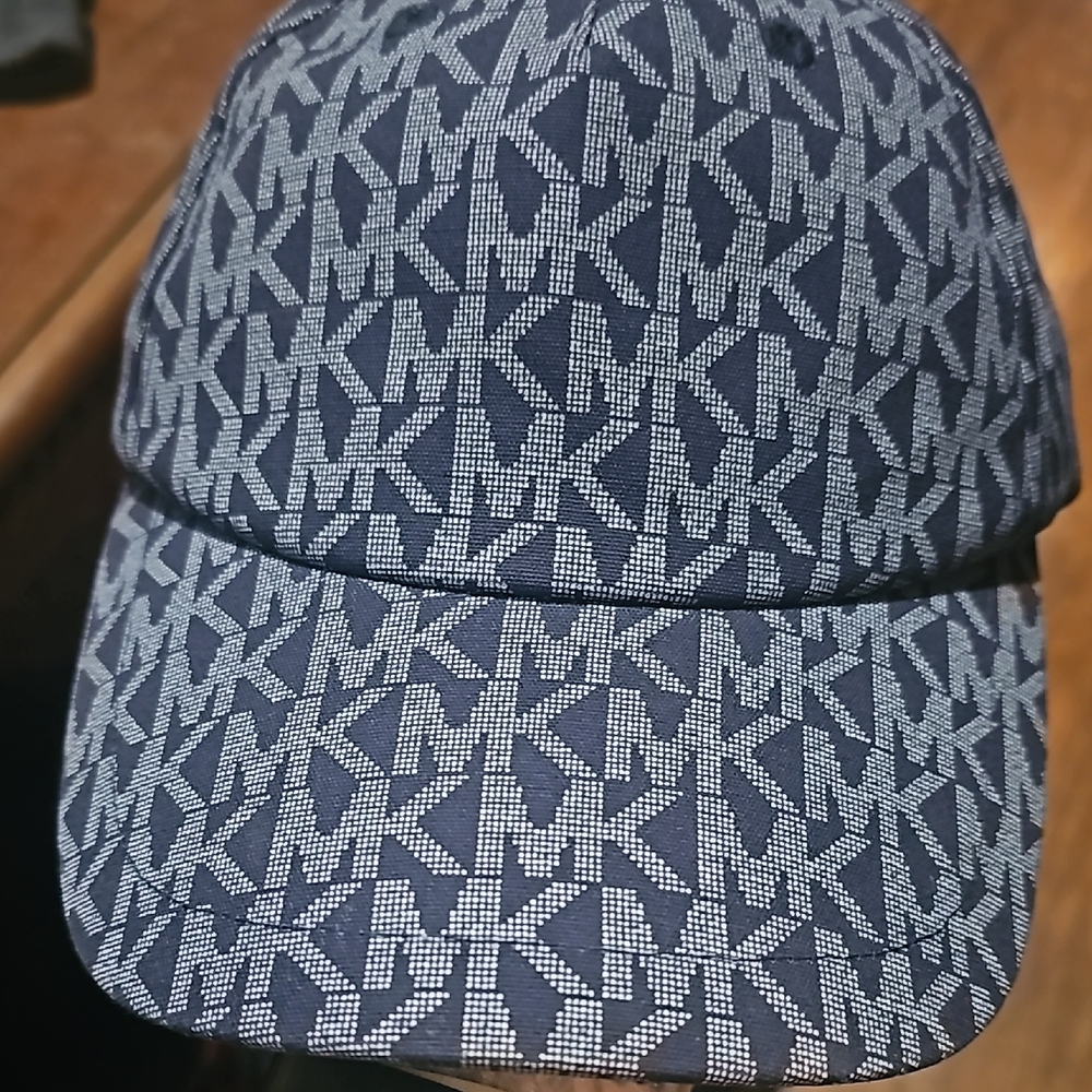 Michael Kors Navy Blue Monogram Cap